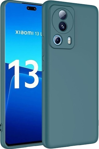 Xiaomi Mi 13 Lite Kılıf Zore Mara Lansman Kapak Koyu Yeşil
