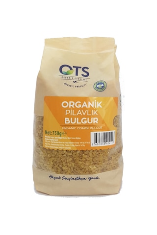 Ots Organik Pilavlık Bulgur 750 G Ots Organik Pilavlık Bulgur 750 G