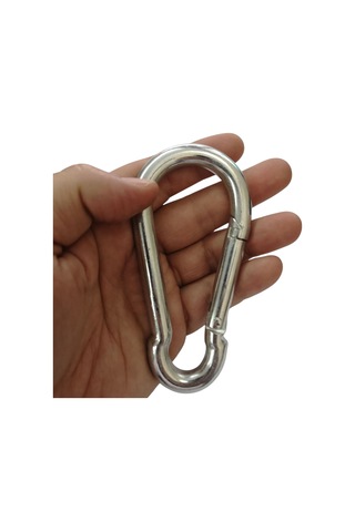 Galvanizli Karabina, 11 Mm, Askı, Çengel, Kanca, Anahtarlık