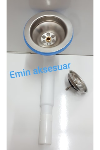 Körüklü Çöpmak Sifon / Geniş Kafa Sifon / Büyük Evye Sifonu