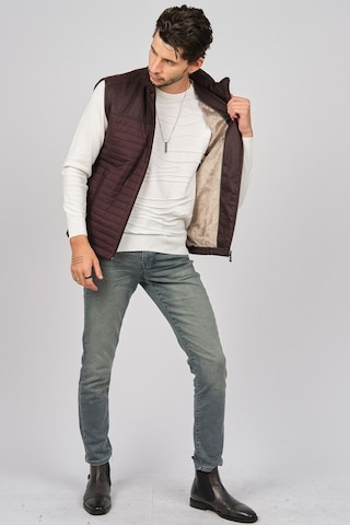 Daynax Erkek Içi Kürklü Cep Detaylı Yelek 492908 Bordo Bordo