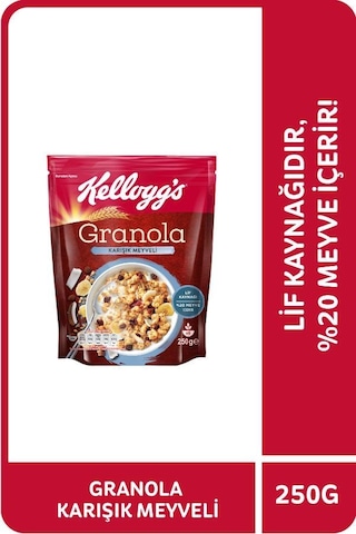 Kellogg's Karışık Meyveli Granola 250 G