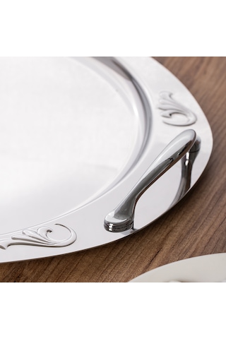 Özkent K-650 Kardelen Çay Ve Kahve Tepsisi Sunum Tepsisi 35x40cm