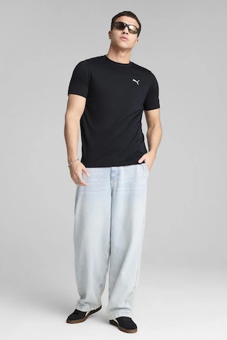 Puma Ess Small Logo Poly Erkek Tişört Siyah Drycell Günlük Ve Spor Tişört 68254216 Lacivert