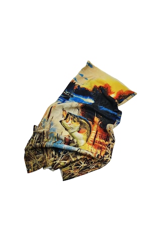 Aresoutdoors Fish Attack Çok Amaçlı Boyunluk Neck Gaiter Çok Renkli