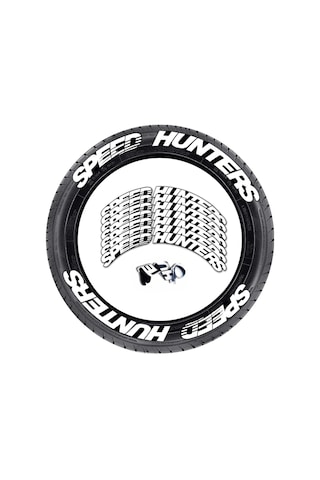 Lastik Yazısı/araba Lastik Yazısı/tire Text/ Speedhunters 4lü Set+yapıştırıcı+zımpara