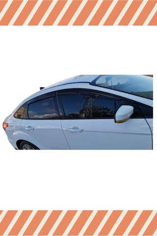 Ford Focus 3 Sedan 2011-2015 Modellerine Özel 4'lü Mügen Tip Cam Rüzgarlığı