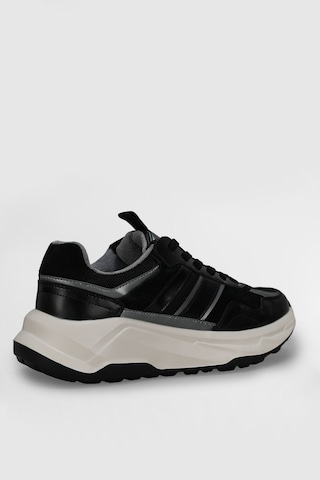 Lufian Eduard Erkek Deri Sneaker Ayakkabı 112230235 Siyah