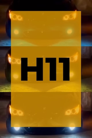 H11 - 3 Renk Xenon Şimşek Etkili 3 Renk Deli Mavi - Sarı- Kristal Beyaz Led Zenon Led Xenon