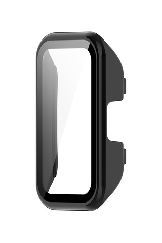 Protective-case Huawei Band 10-9-8 İçin 2 Si 1 Arada Sert Polikarbonat Kasa Koruyucu Dokunma Ve Netliği Etkilemeyen Darbeye Ve Çizilmeye Karşı Huawei Band 10 Ekran Koruyucu Kılıf Siyah