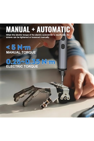 Motion003 Mini Elektrikli Tornavida Seti 5 Tork Ayarli Led S2 Matkap Uclari Laptop Tamir Takimi 1 Takim 68 1