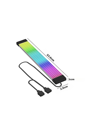 Argb Ekran Kartı Kablo Kılıfı Siyah 5v 3-pin