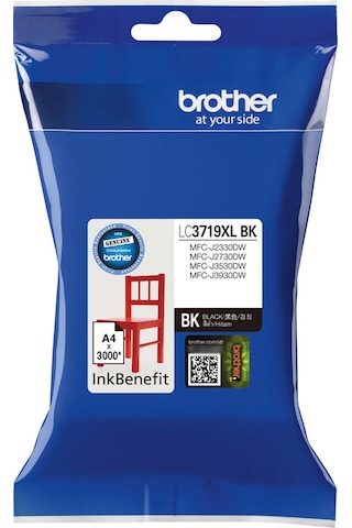 Brother Lc3719Xlbk 3000 Sayfa Kapasiteli Siyah Kartuş