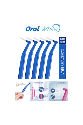 Oral White Arayüz Fırçası Mavi 1.0 Mm Cleaning Pro 5 Adet