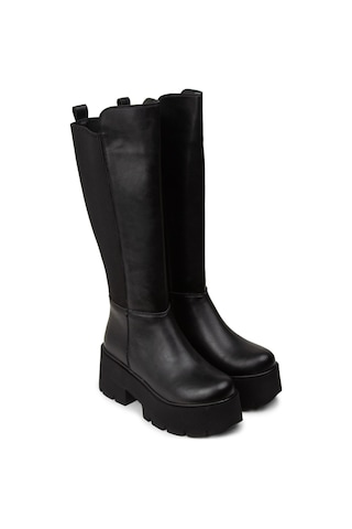 Deery Kadın Siyah Platform Topuk Çizme - K6070zsyhe01 Siyah