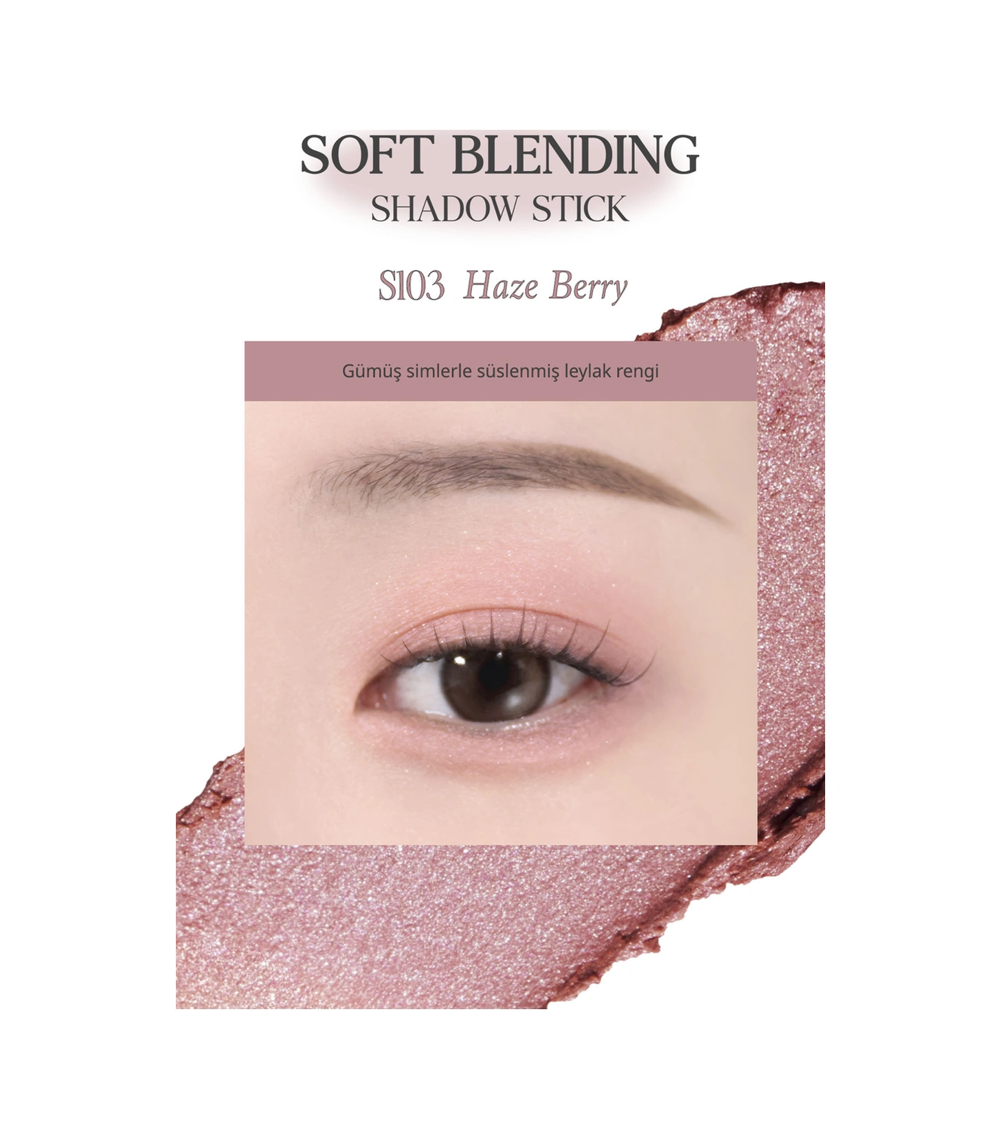Clio Soft Blending Shadow Stick S103 Haze Berry