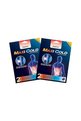Stopever Maxi Cold Jel Bant Şişlik, Spor Yaralanmaları İçin Hızlı Soğutma, Uzun Süreli Etki 4lü