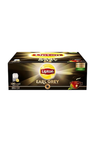 Lipton Earl Grey Bardak Poşet Çay 100'lü Paket X 4 Adet