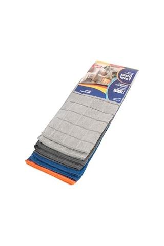 Mikrofiber Temizlik Bez Seti - 7'li, Çok Amaçlı Kullanım Açık Bej