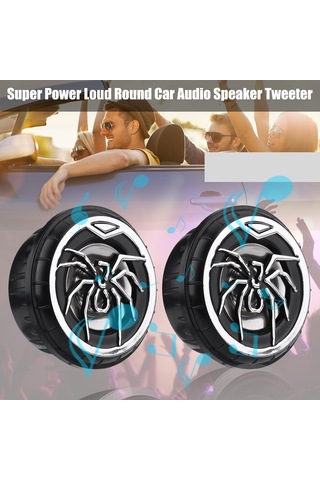 Geeroyoo 150w Spider Desenli Araba Yüksek Ses Hoparlörü - 12v Dc, 91db Hassasiyet, Açık Ve Net Ses Çıktısı
