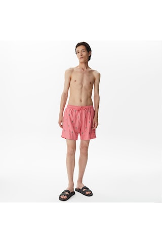 Nautica Nautıca Erkek Pembe Desenli Mayo Şort Desenli T35224t Pembe