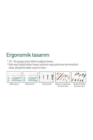 Proskit Cp-412g Kablo Soyucu/sıkma Pensesi