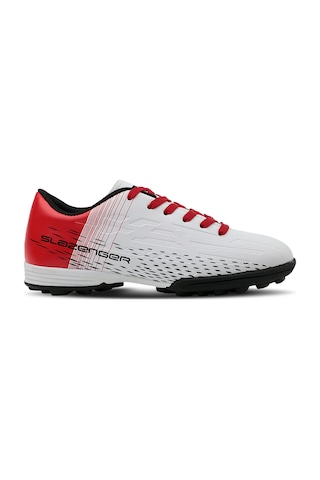 Slazenger SCORE I HS Erkek Halı Saha Beyaz / Kırmızı Futbol Ayakkabısı