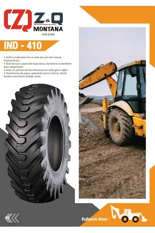 15.5/80-24 16pr Kat Tl Ind-410 Beko Loder Ön Ve Arka Lastiği