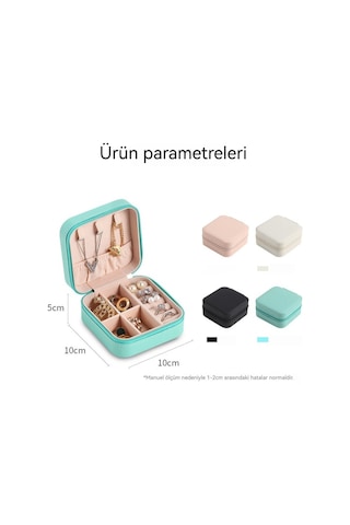 Soulader Şık Ve Pratik Küçük Boy Antika Tasarım Takı Saklama Kutusu Beyaz