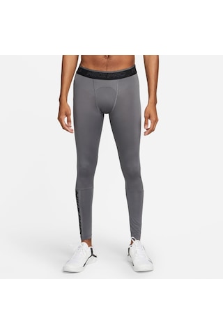 Nike Pro Dri-fıt Dm6003-068 Erkek Spor Tayt Gri