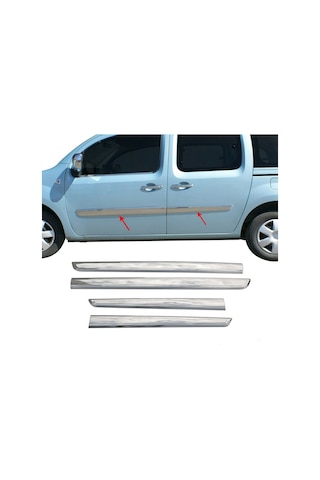 Znz Otomotiv Renault Kangoo Krom Yan Kapı Çıtası Paslanmaz Çelik 2008-2011 Arası