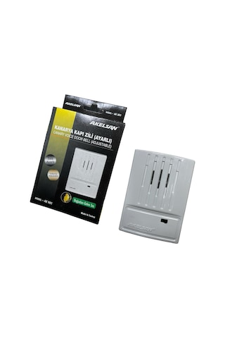 Akelsan Kanarya Kapı Zili Tek Sesli 12 Volt Ak-901