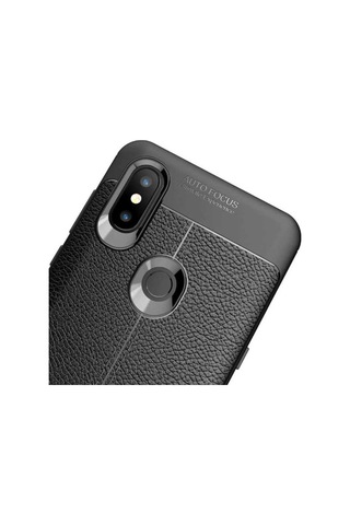 Xiaomi Mi Mix 3 Kılıf Deri Tarzı Niss Silikon Case
