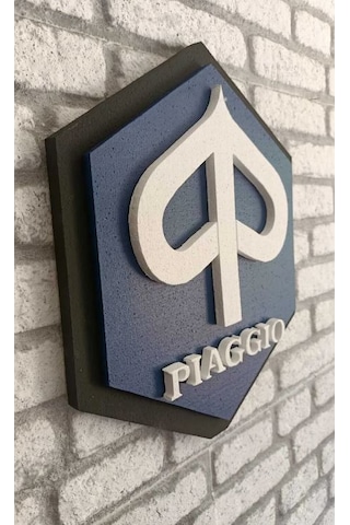 Pıaggıo Logo 50x50 Logo Pıaggıo Marka Logosu 3d Pıaggıo Logo Strafor Logo 50 x 50