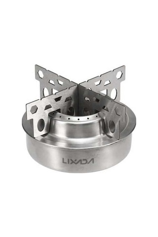 Pazly Ve Taşınabilir Sobası: Paslanmaz Sırt Ocağı, Mini Kamp Izgarası, Çelik Çapraz Çanta, Gümüş Lv Gümüş