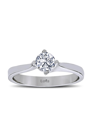 Lova G Renk 0,44 Karat Pırlanta Tektaş Yüzük - 1040058