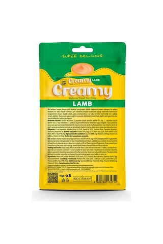 Delibon Creamy Ödül Maması Kuzulu 15gr 5li Paket