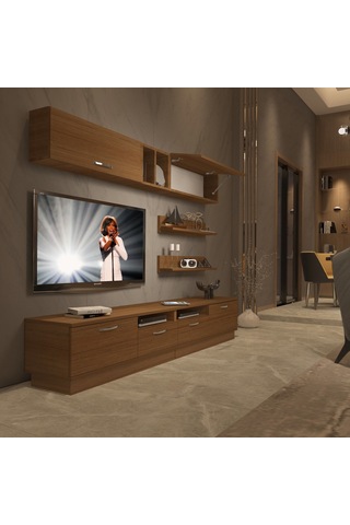 Decoraktiv Trendstyle 5220 Slm Tv Ünitesi Tv Sehpası Ceviz