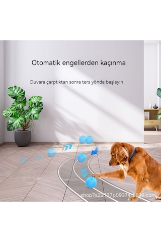 Ikkb Yeni Evcil Köpek Isırmaya Dayanıklı Uzaktan Kumandalı Akıllı Top Yeşil
