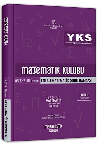 Matematik Kulübü Yayınları Ayt Kolay Matematik Soru Bankası