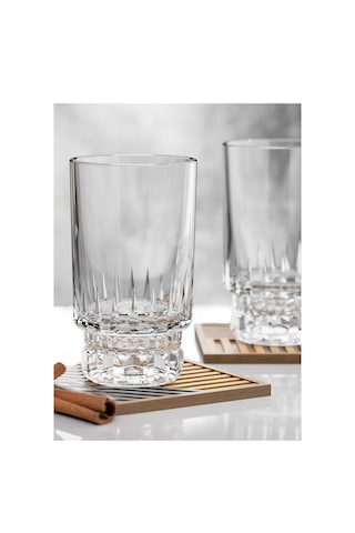 6 Lı Kristal Cam Kahve Yanı Su Bardağı Bardak Kupa 160ml