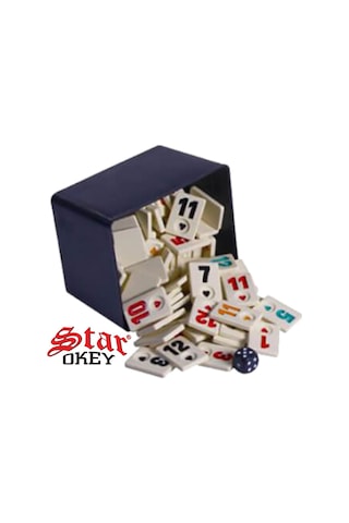 Star Kutulu Okey Taşı Yedek Okey Taşı Taşları Melamin