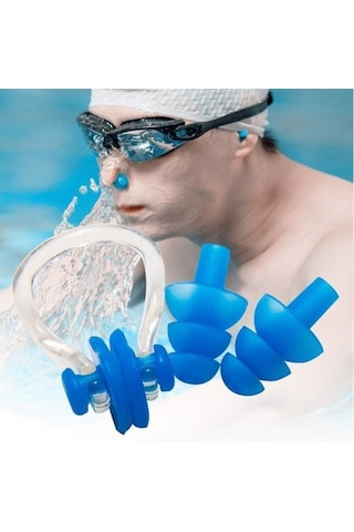 Kulak Ve Burun Tıkacı Yüzücü Kulak Tıpası Yıkanabilen Temizlenebi