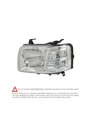 Leoparts Ford Ranger Far Lambası Sol Motorsuz 2007-2009 Ur87-51-0l0d