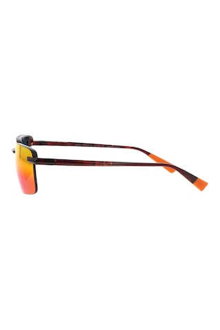 Maui Jim Mj 0626s 002 10 61 Polarize Unisex Dikdörtgen Kırçıllı Kırmızı Kemik Güneş Gözlüğü Kırmızı