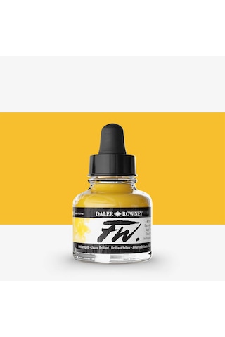 Daler Rowney Fw Ink Akrilik Mürekkep 29.5 Ml Brilliant Yellow 607 Diğer