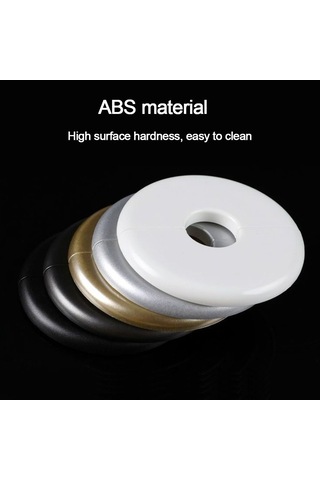 Sones Yuvarlak Delik Dekorasyon Fişi Kapağı, Stil: 2.2mm Delik Gümüş