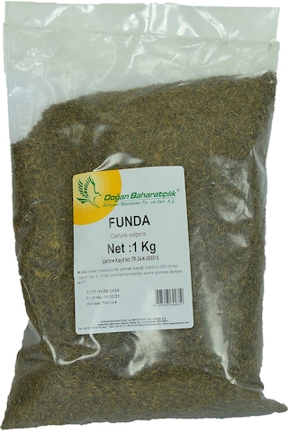 Doğan Baharaçılık Doğal Funda Yaprağı Otu 1 KG