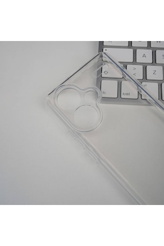 Zore Redmi Note 13 Pro Plus 5g Kılıf Msra 2mm Anti Shock Silikon - Şeffaf Şeffaf