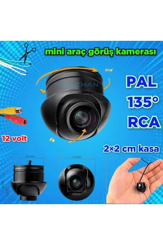 19 Mm Mini Araç Görüş Kamerası Ön Yan Veya Arka Kullanıma Uyumlu